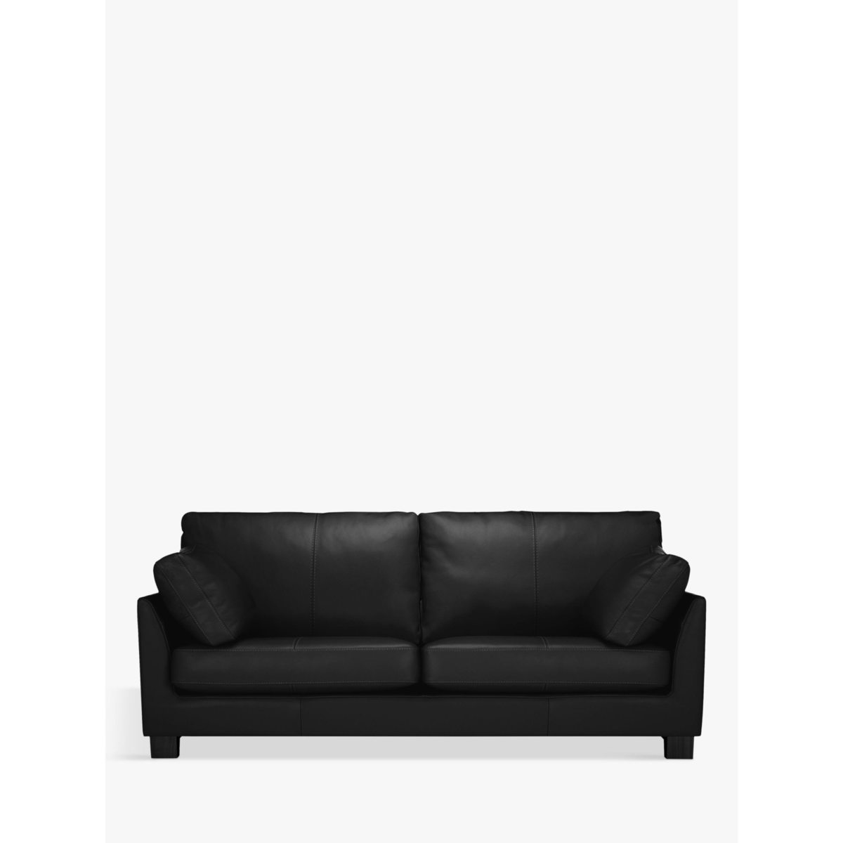John Lewis & Partners Ikon Grand 4 Seater Leather Sofa, Dark Leg – image 2