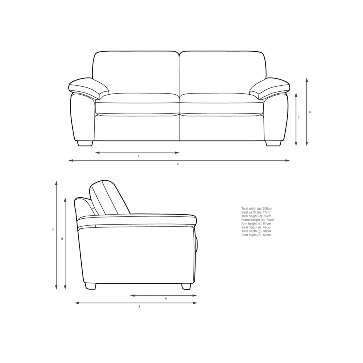 John Lewis & Partners Camden Large 3 Seater Sofa – image 4
