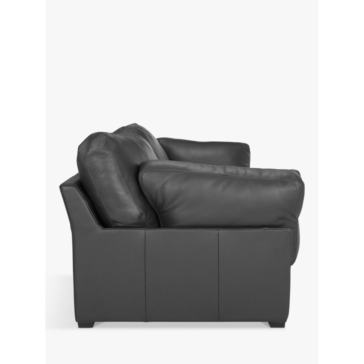 John Lewis & Partners Java Large 3 Seater Leather Sofa, Dark Leg – image 4