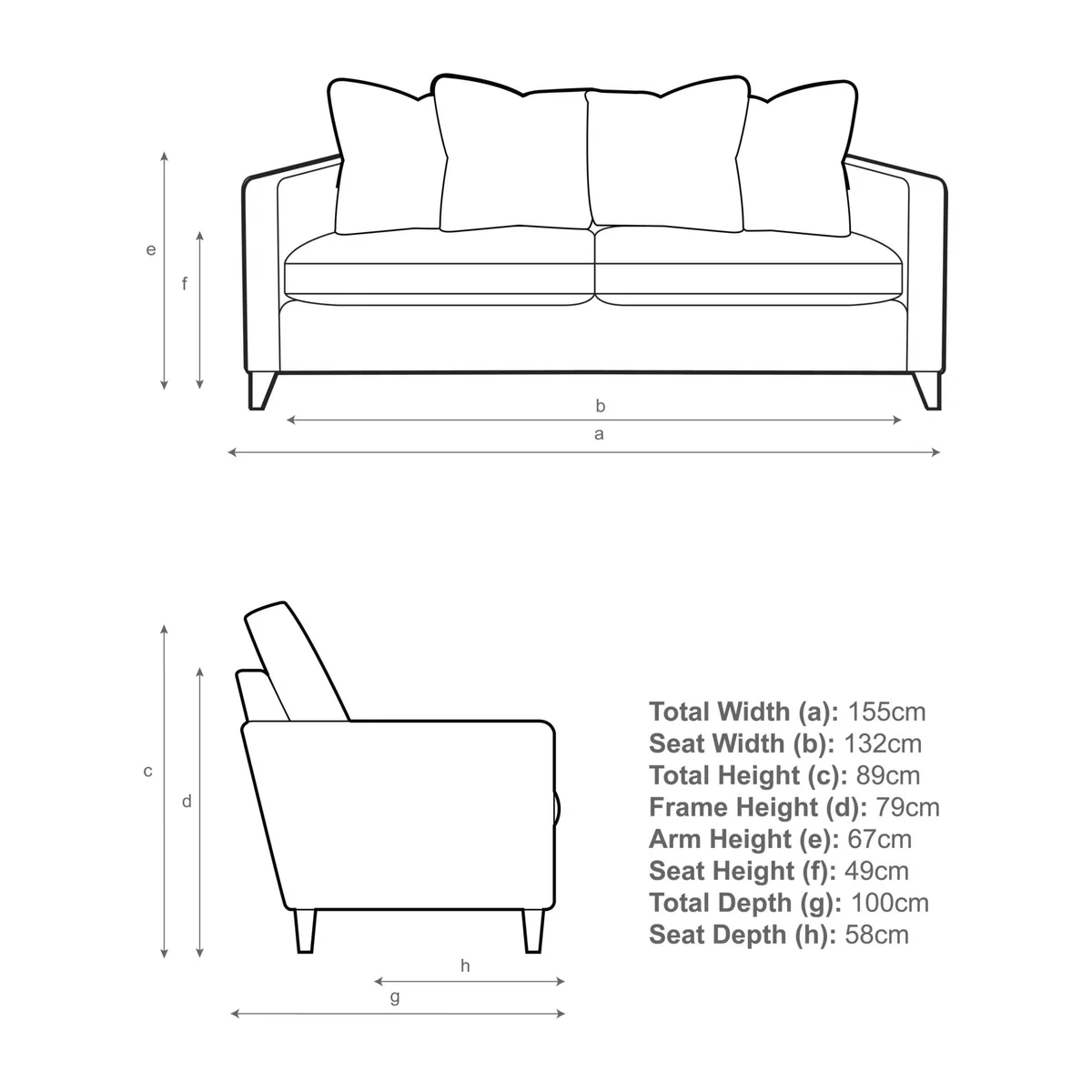 John Lewis & Partners Bailey Scatter Back Small 2 Seater Sofa – image 4