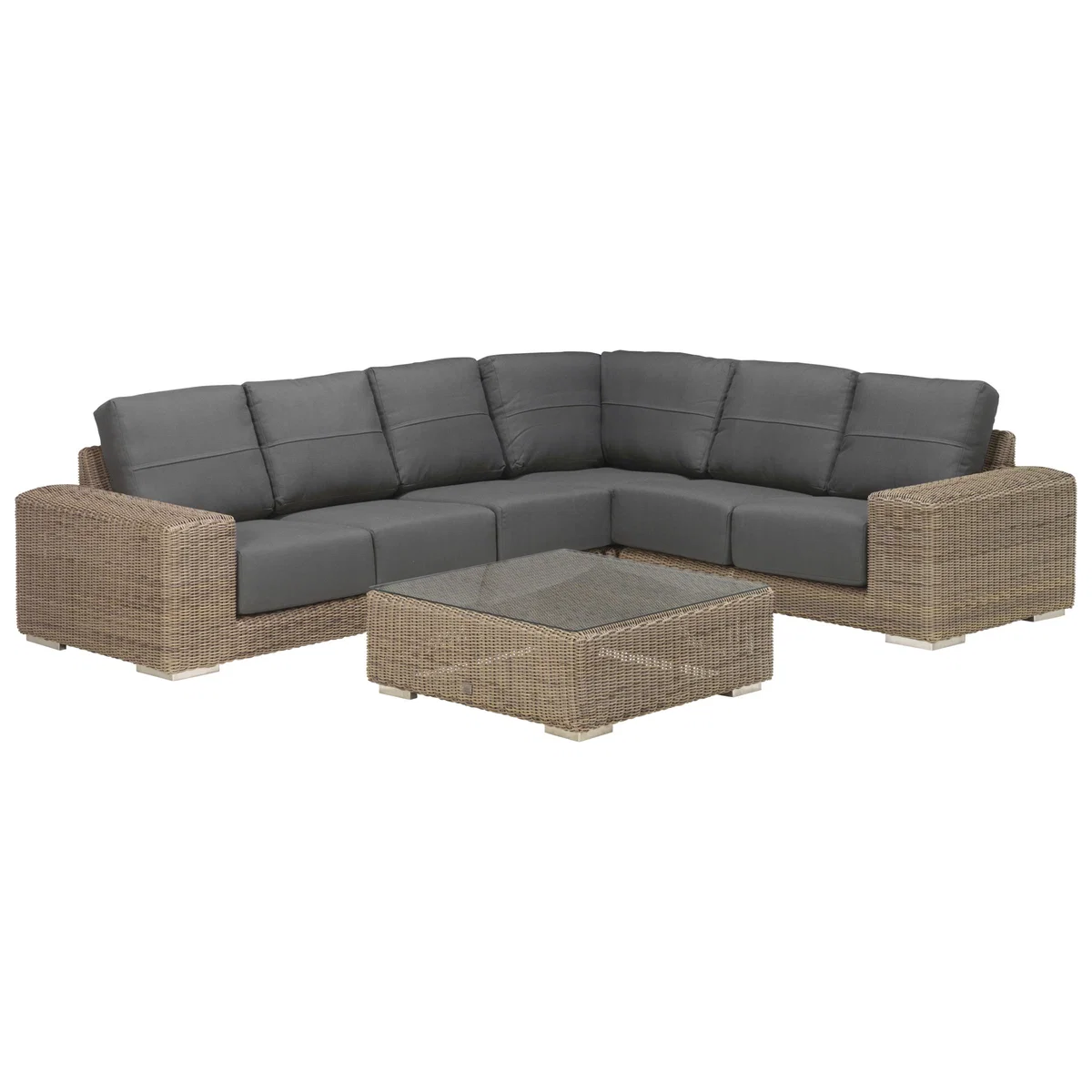4 Seasons Outdoor Kingston Modular 2-Seater Garden Sofa, Left Hand Side – image 2