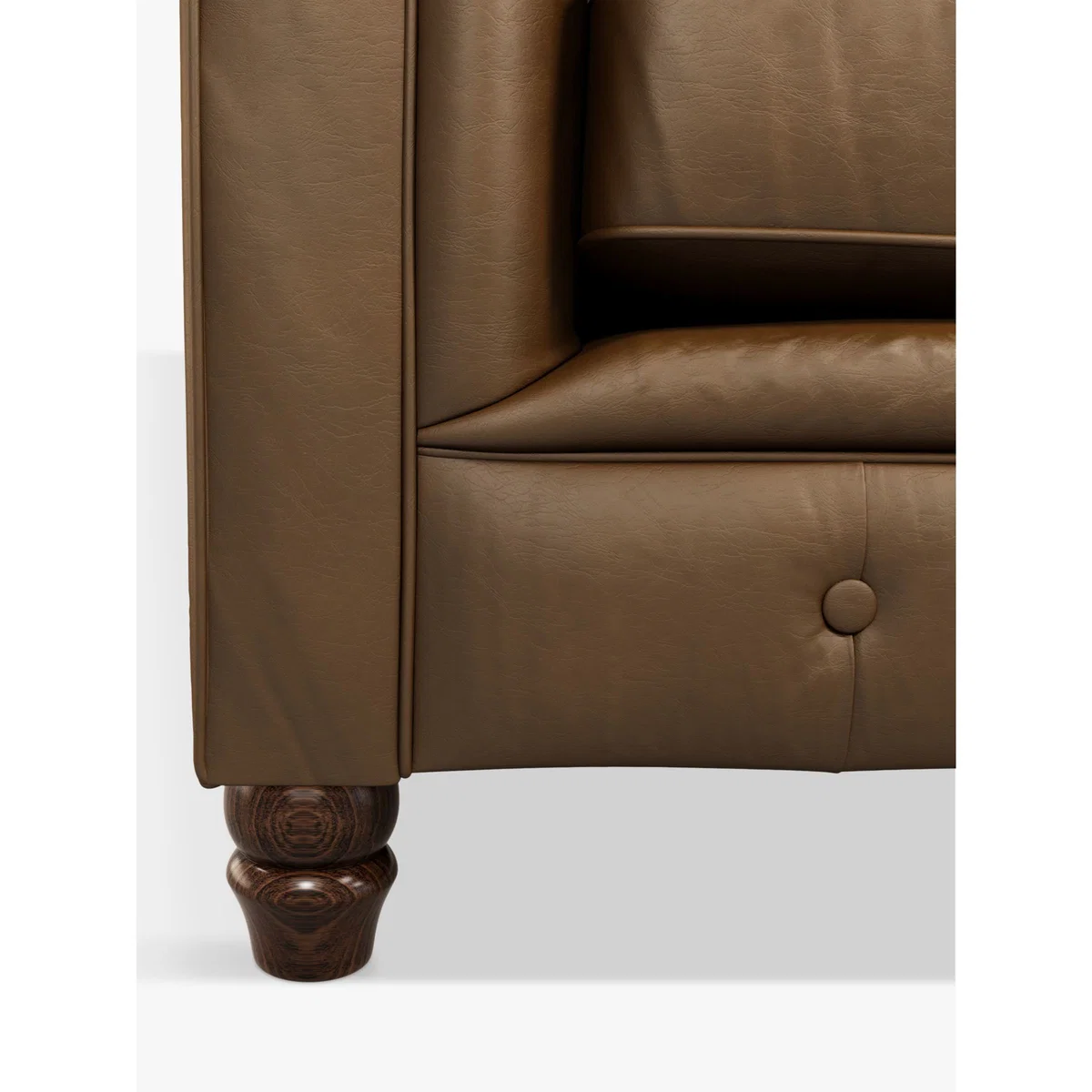 Halo Earle Chesterfield Large 3 Seater Leather Sofa – image 7