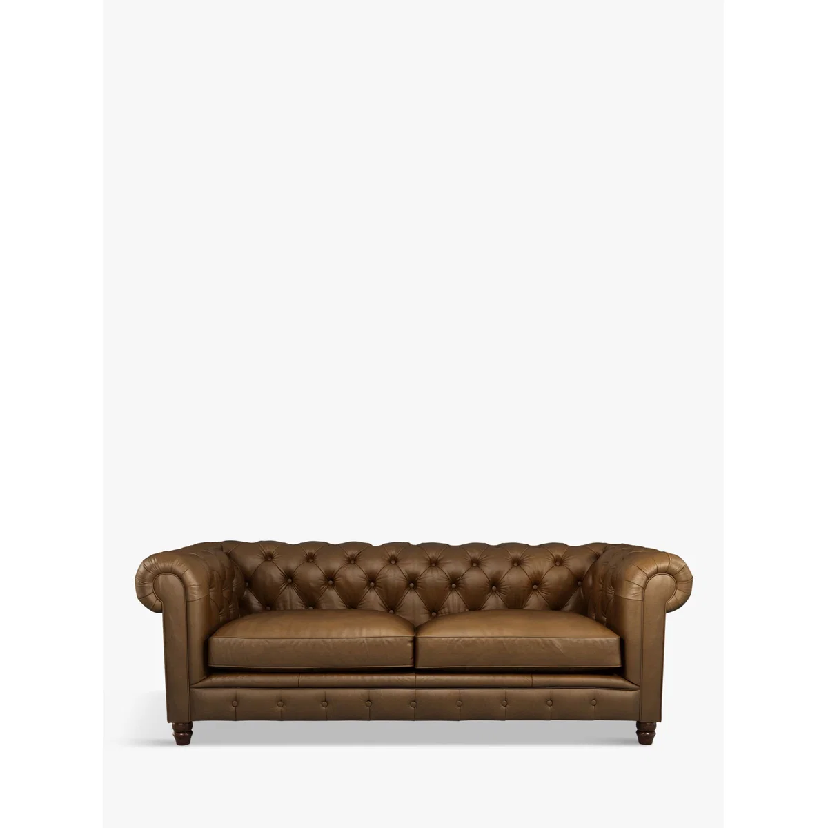 Halo Earle Chesterfield Large 3 Seater Leather Sofa – image 2