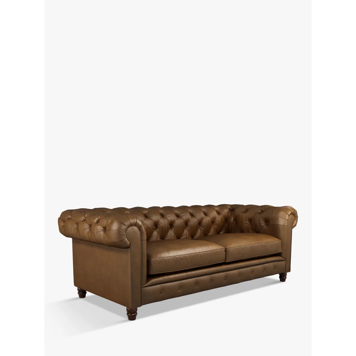 Halo Earle Chesterfield Large 3 Seater Leather Sofa – image 1