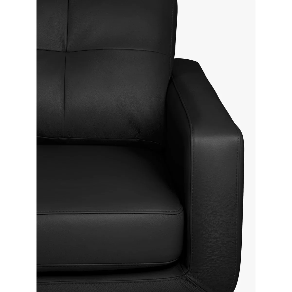 John Lewis & Partners Barbican Leather RHF Corner End Sofa, Dark Leg – image 6