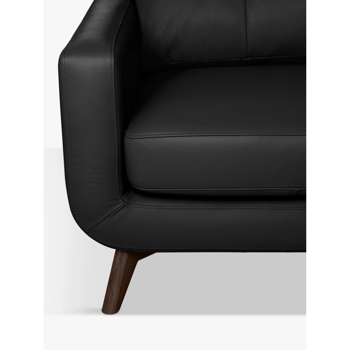 John Lewis & Partners Barbican Leather RHF Corner End Sofa, Dark Leg – image 7