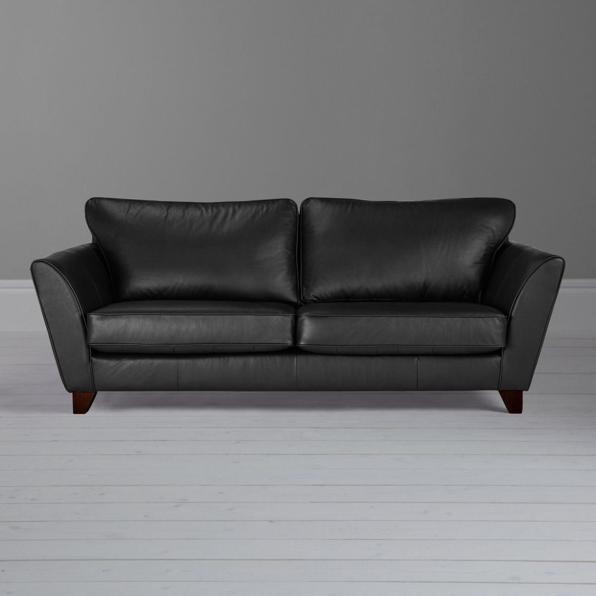 John Lewis & Partners Oslo Leather Large 3 Seater Sofa, Dark Leg – image 4