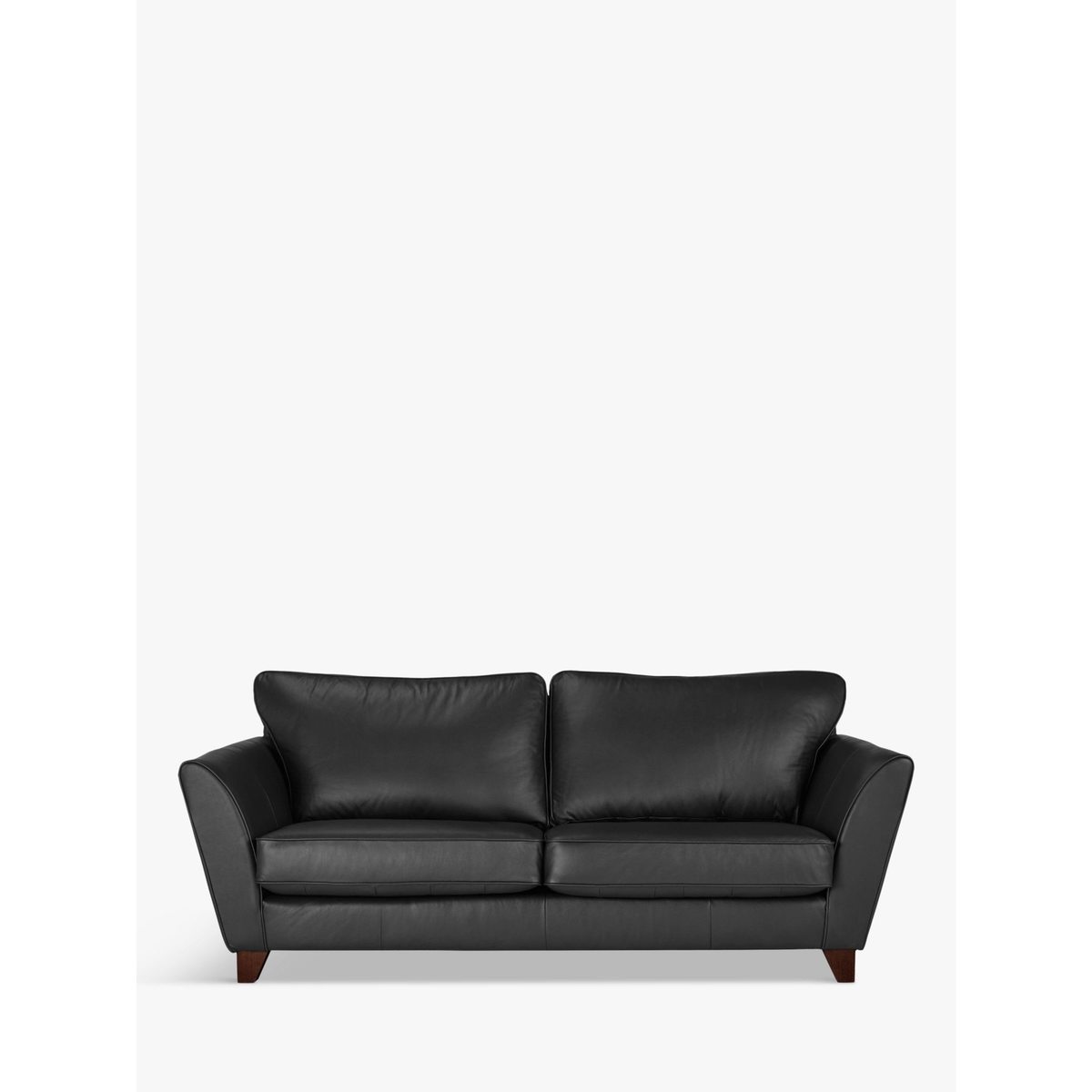 John Lewis & Partners Oslo Leather Large 3 Seater Sofa, Dark Leg – image 2