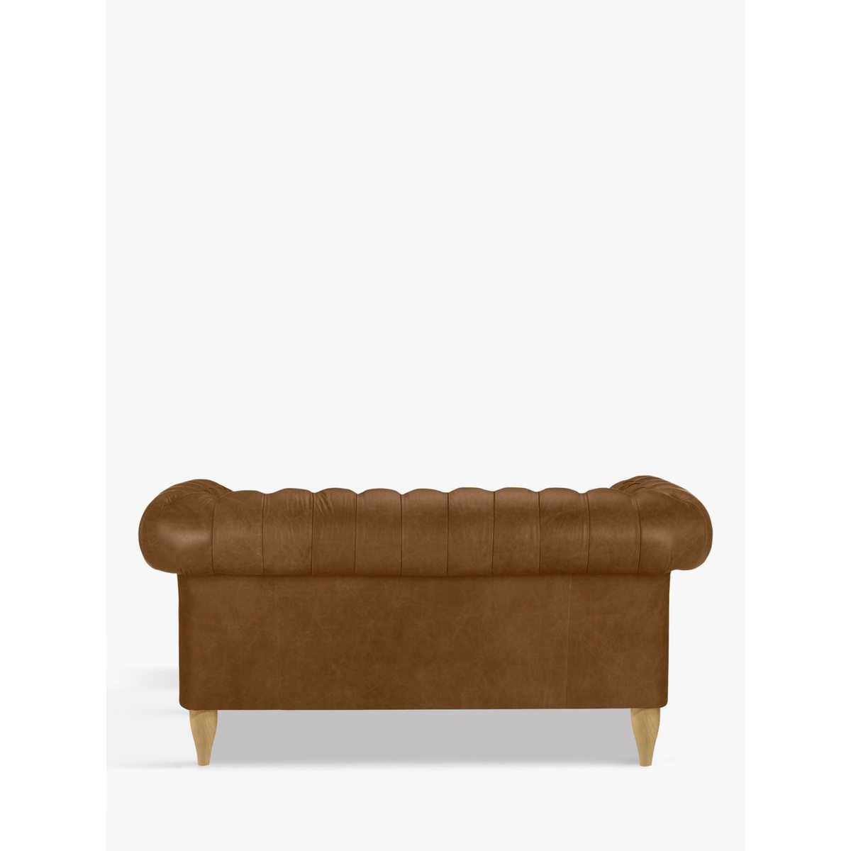 John Lewis & Partners Cromwell Small 2 Seater Leather Sofa, Light Leg, Demetra Light Tan – image 6
