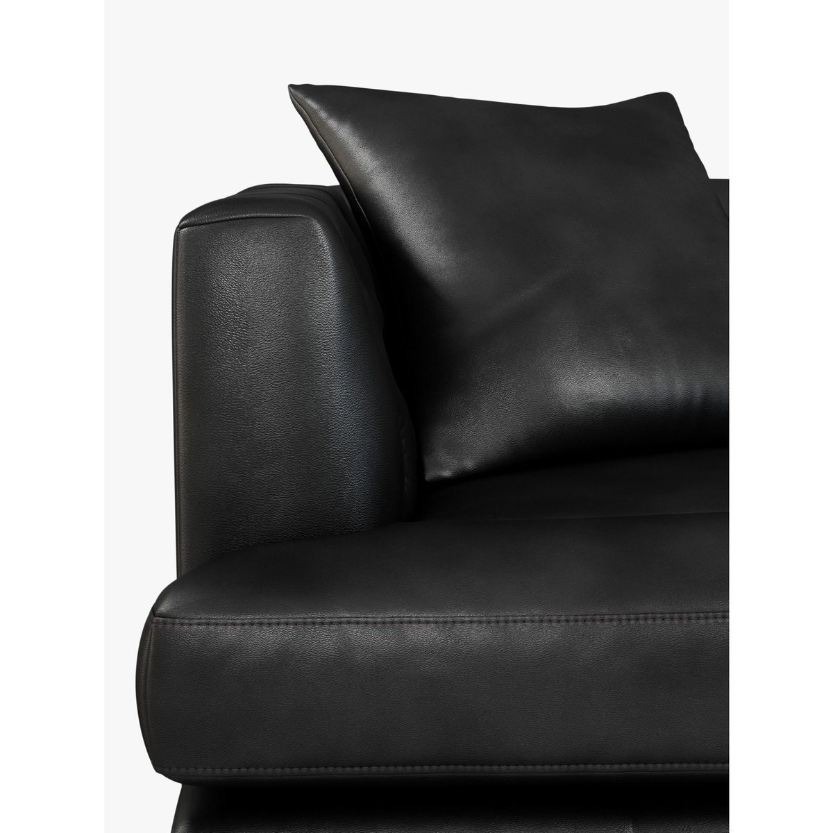 John Lewis & Partners Chester Medium 2 Seater Leather Sofa, Dark Leg – image 7