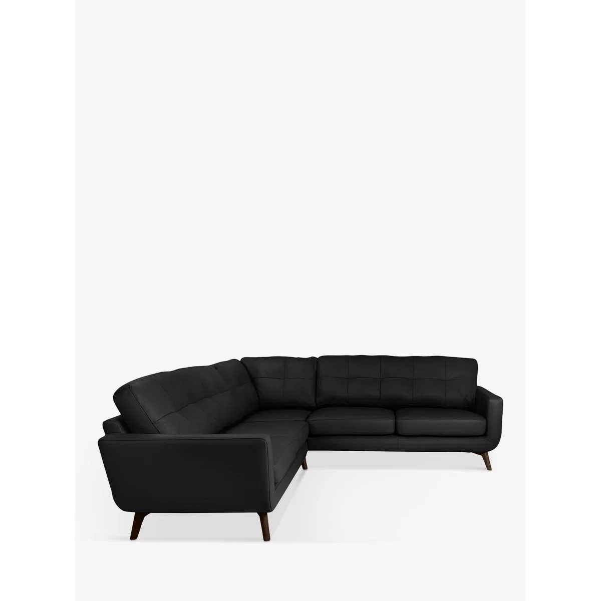 John Lewis & Partners Barbican Leather Corner Sofa, Dark Leg – image 3