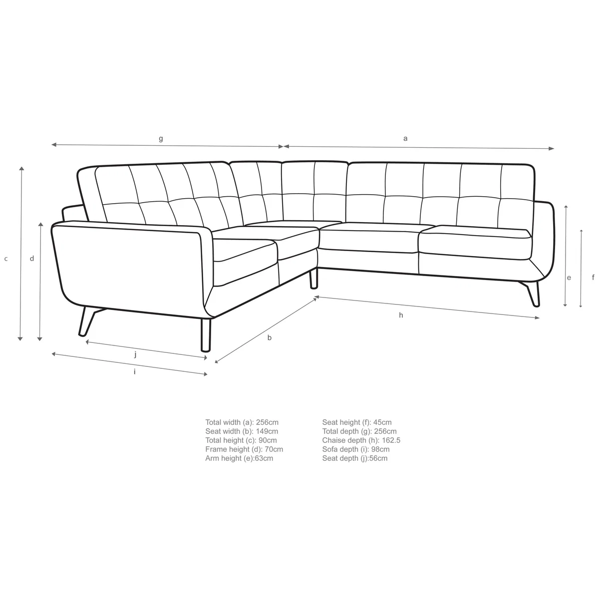 John Lewis & Partners Barbican Leather Corner Sofa, Dark Leg – image 4