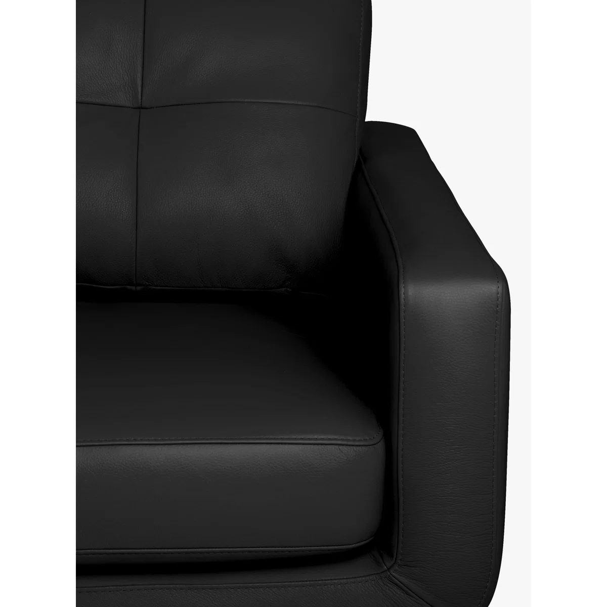 John Lewis & Partners Barbican Leather Corner Sofa, Dark Leg – image 6
