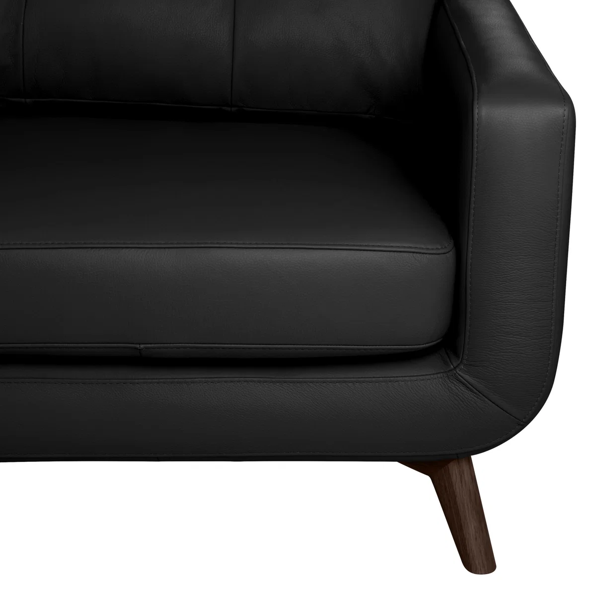 John Lewis & Partners Barbican Leather Corner Sofa, Dark Leg – image 7