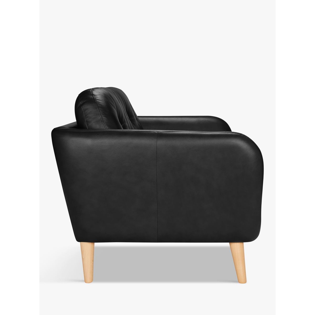 House by John Lewis Arlo Medium 2 Seater Leather Sofa, Dark Leg – image 5
