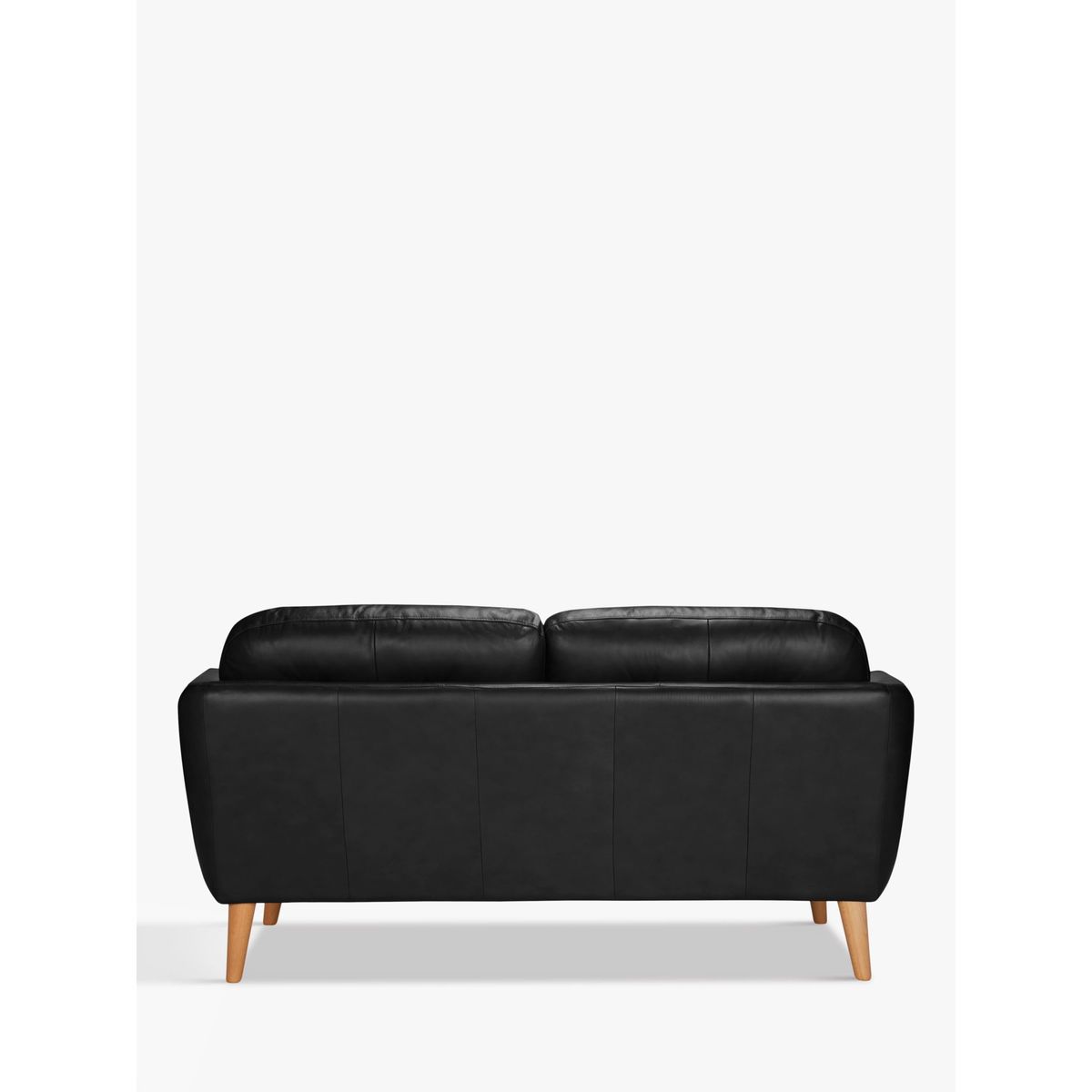 House by John Lewis Arlo Medium 2 Seater Leather Sofa, Dark Leg – image 6