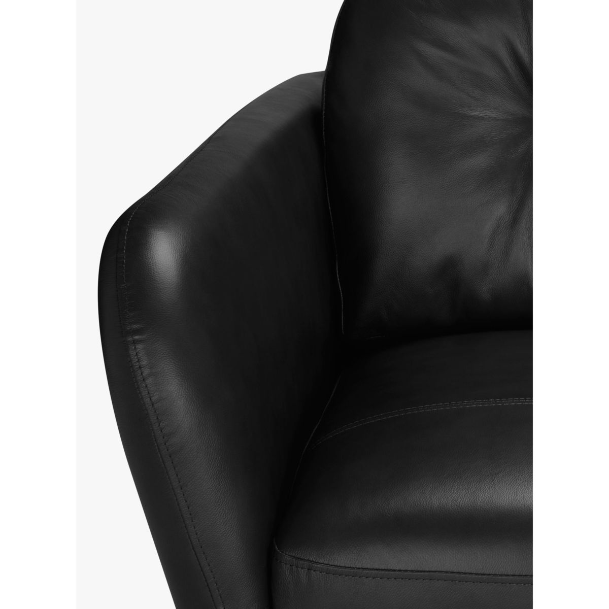 House by John Lewis Arlo Medium 2 Seater Leather Sofa, Dark Leg – image 7
