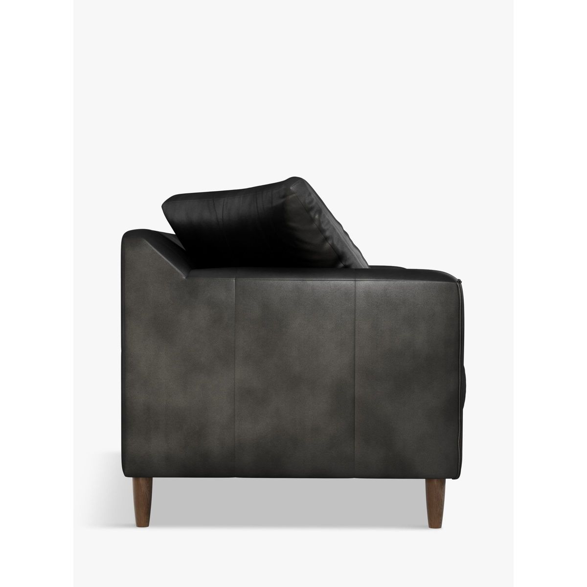 John Lewis & Partners Billow Large 3 Seater Leather Sofa, Dark Leg – image 4