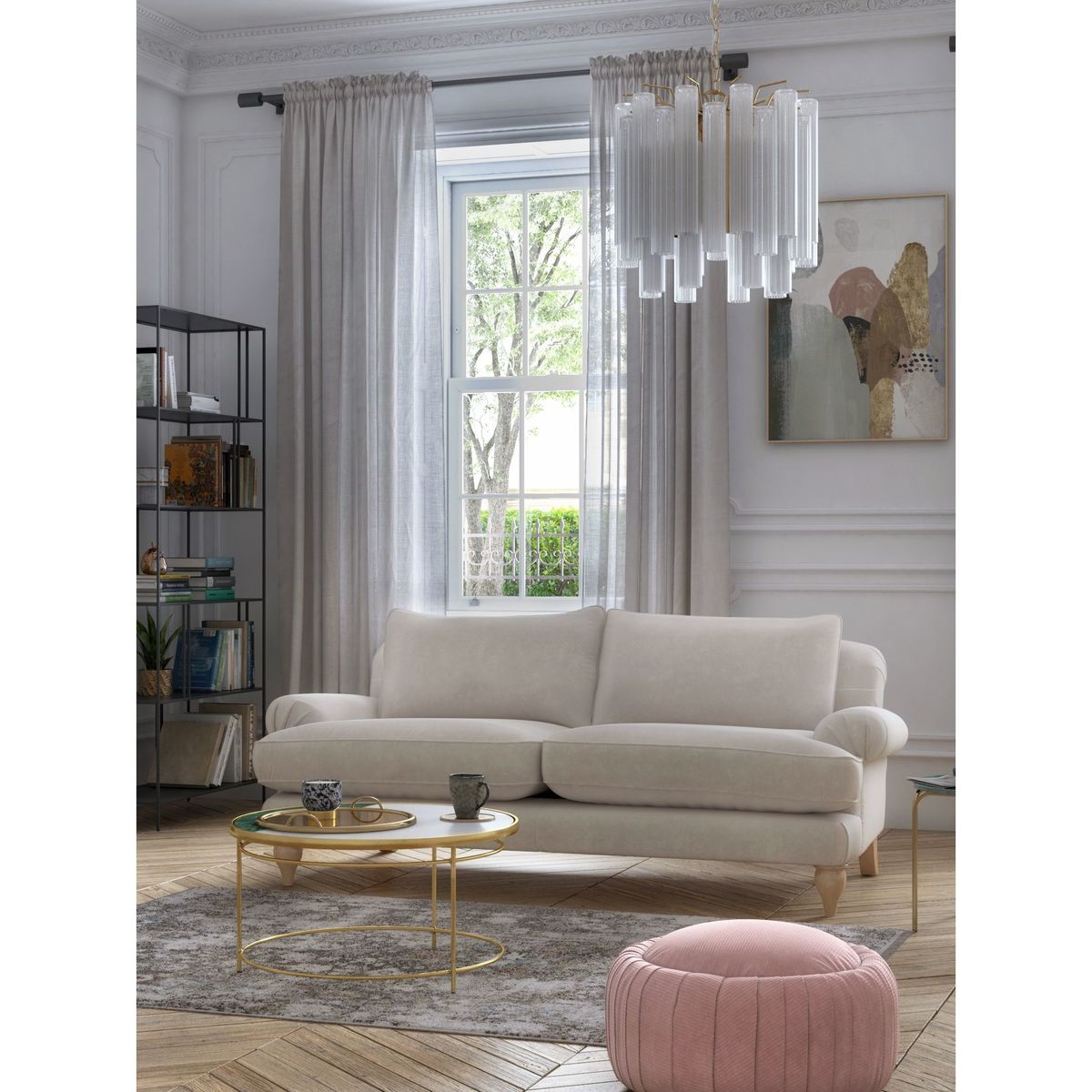 Croft Collection Findon Large 3 Seater Sofa – image 5