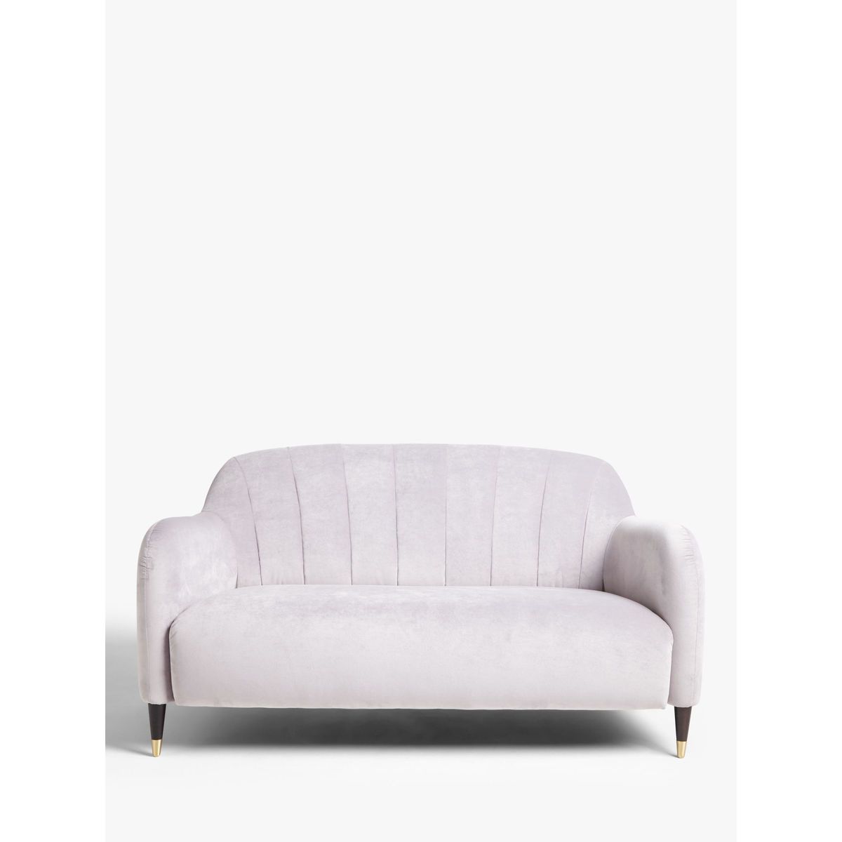 John Lewis & Partners Meghan Fluted Back Petite Sofa, Dark Leg, Harriet Smoke – image 4