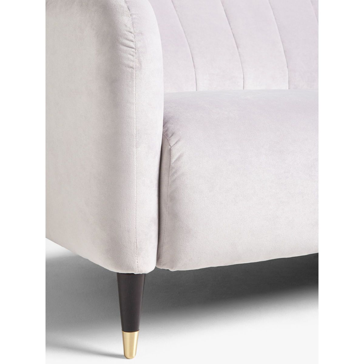 John Lewis & Partners Meghan Fluted Back Petite Sofa, Dark Leg, Harriet Smoke – image 6