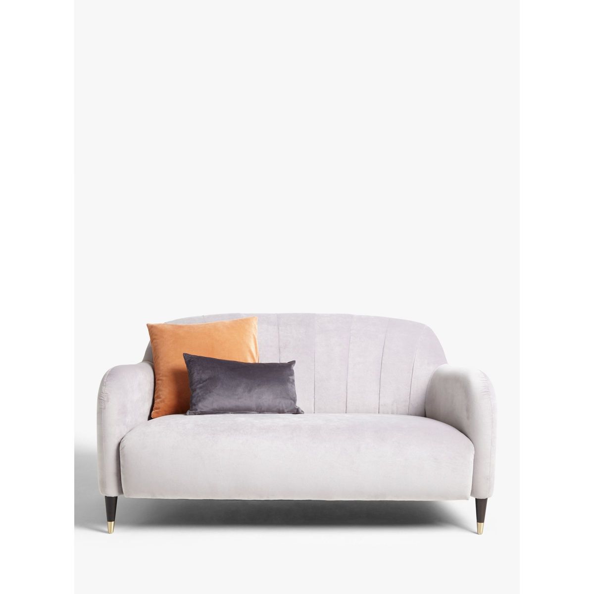 John Lewis & Partners Meghan Fluted Back Petite Sofa, Dark Leg, Harriet Smoke – image 7