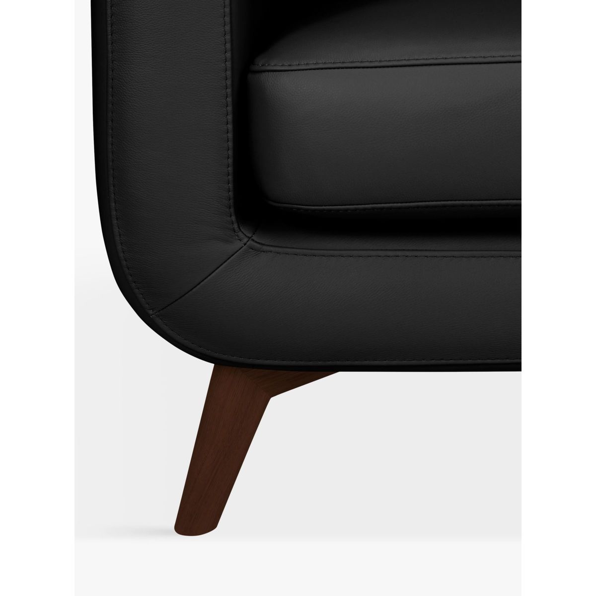 John Lewis & Partners Barbican Leather Grand 4 Seater Sofa, Dark Leg – image 7