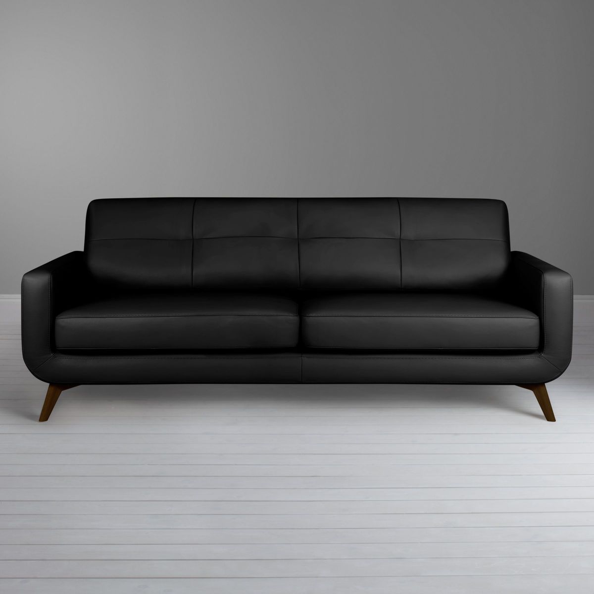 John Lewis & Partners Barbican Leather Grand 4 Seater Sofa, Dark Leg – image 8