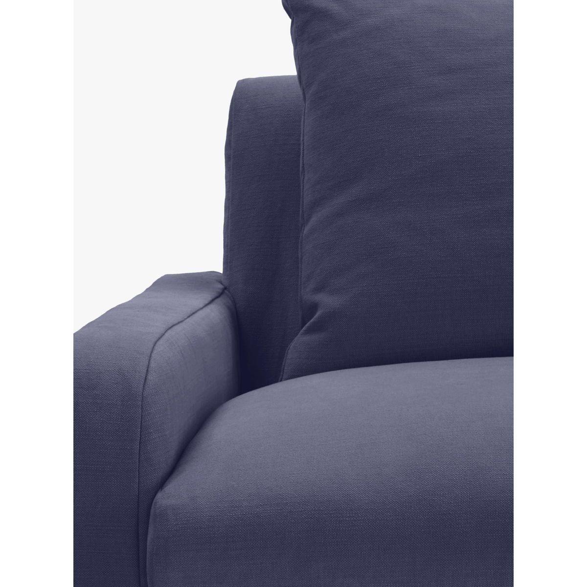 Floppy Jo Large 3 Seater Sofa by Loaf at John Lewis in Brushed Cotton Navy Blue – image 7