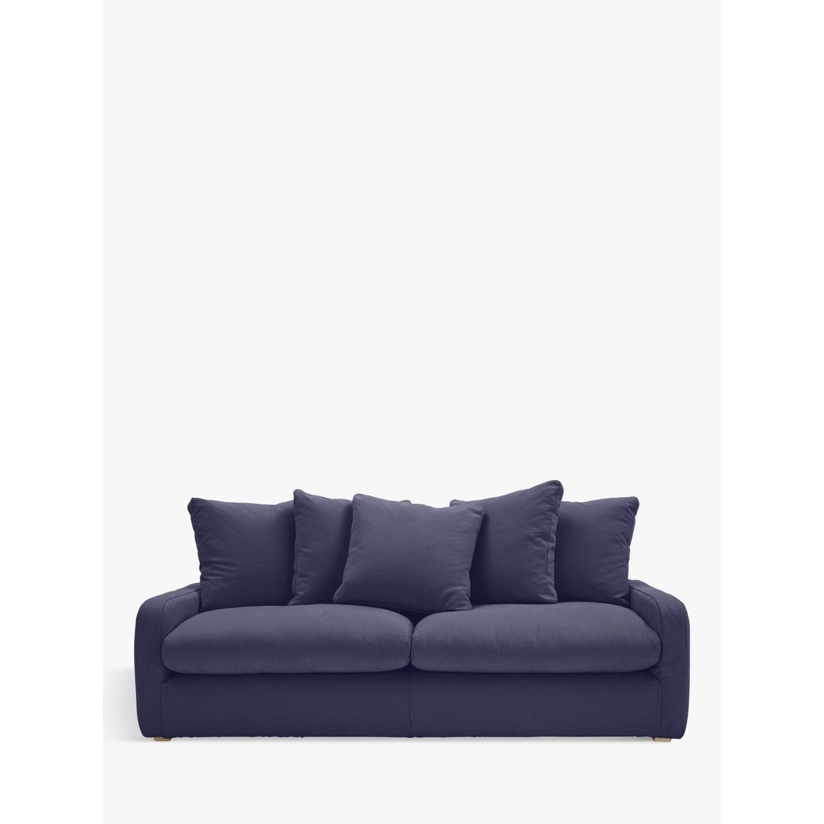 Floppy Jo Large 3 Seater Sofa by Loaf at John Lewis in Brushed Cotton Navy Blue – image 2