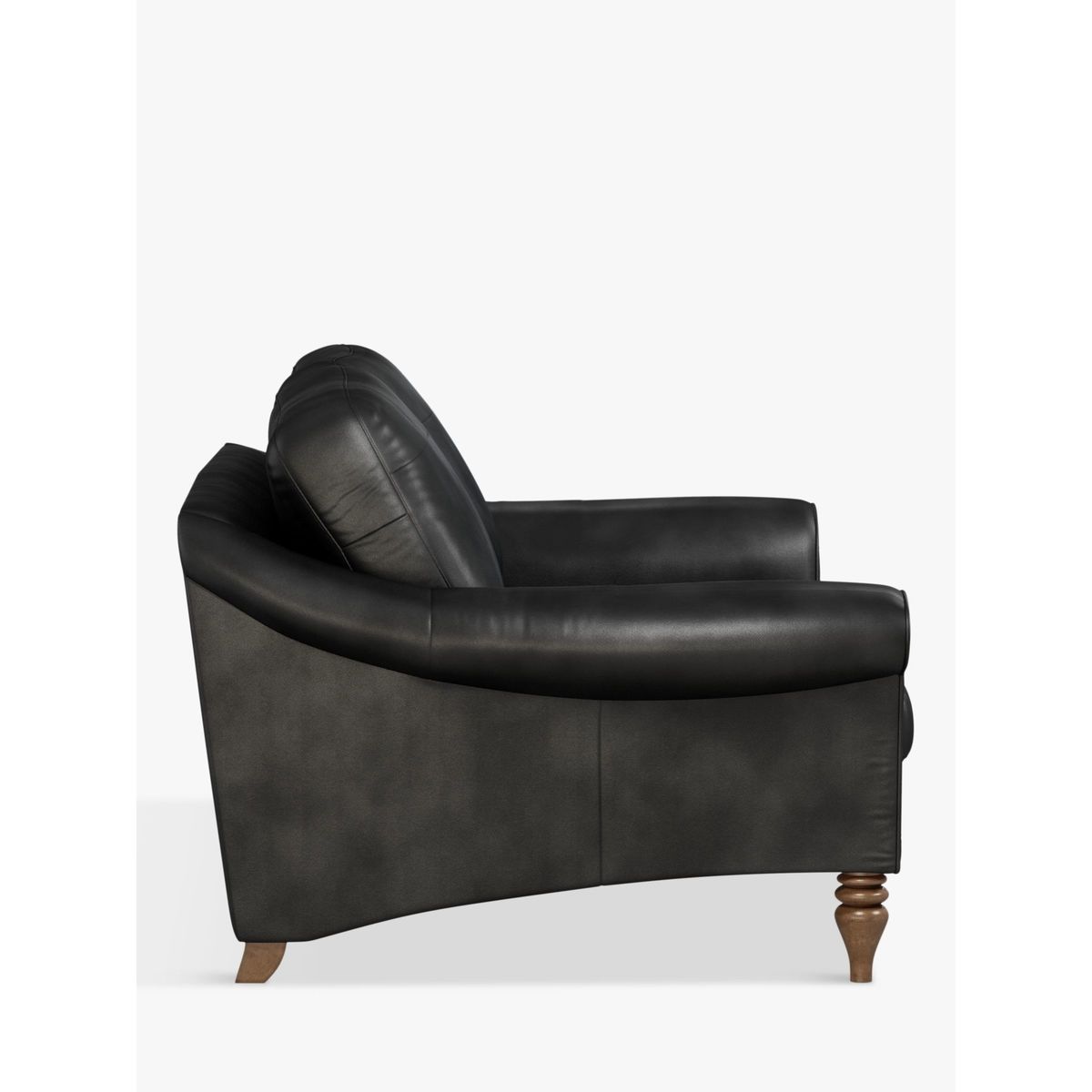 John Lewis & Partners Camber Large 3 Seater Leather Sofa, Dark Leg – image 4