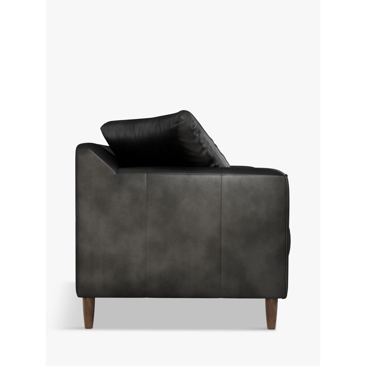 John Lewis & Partners Billow Medium 2 Seater Leather Sofa, Dark Leg – image 4
