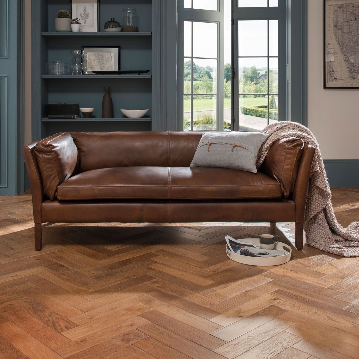 Halo Groucho Small 2 Seater Leather Sofa – image 3