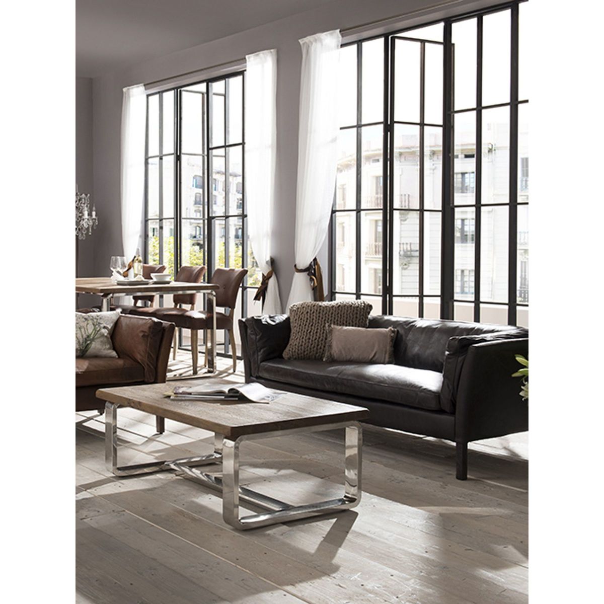 Halo Groucho Small 2 Seater Leather Sofa – image 6