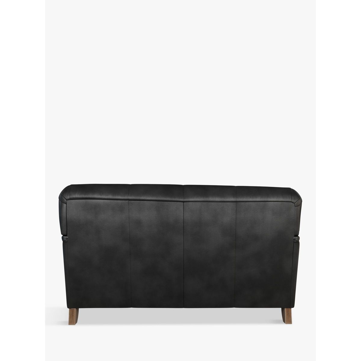 John Lewis & Partners Harrogate High Back Small 2 Seater Leather Sofa, Dark Leg – image 5