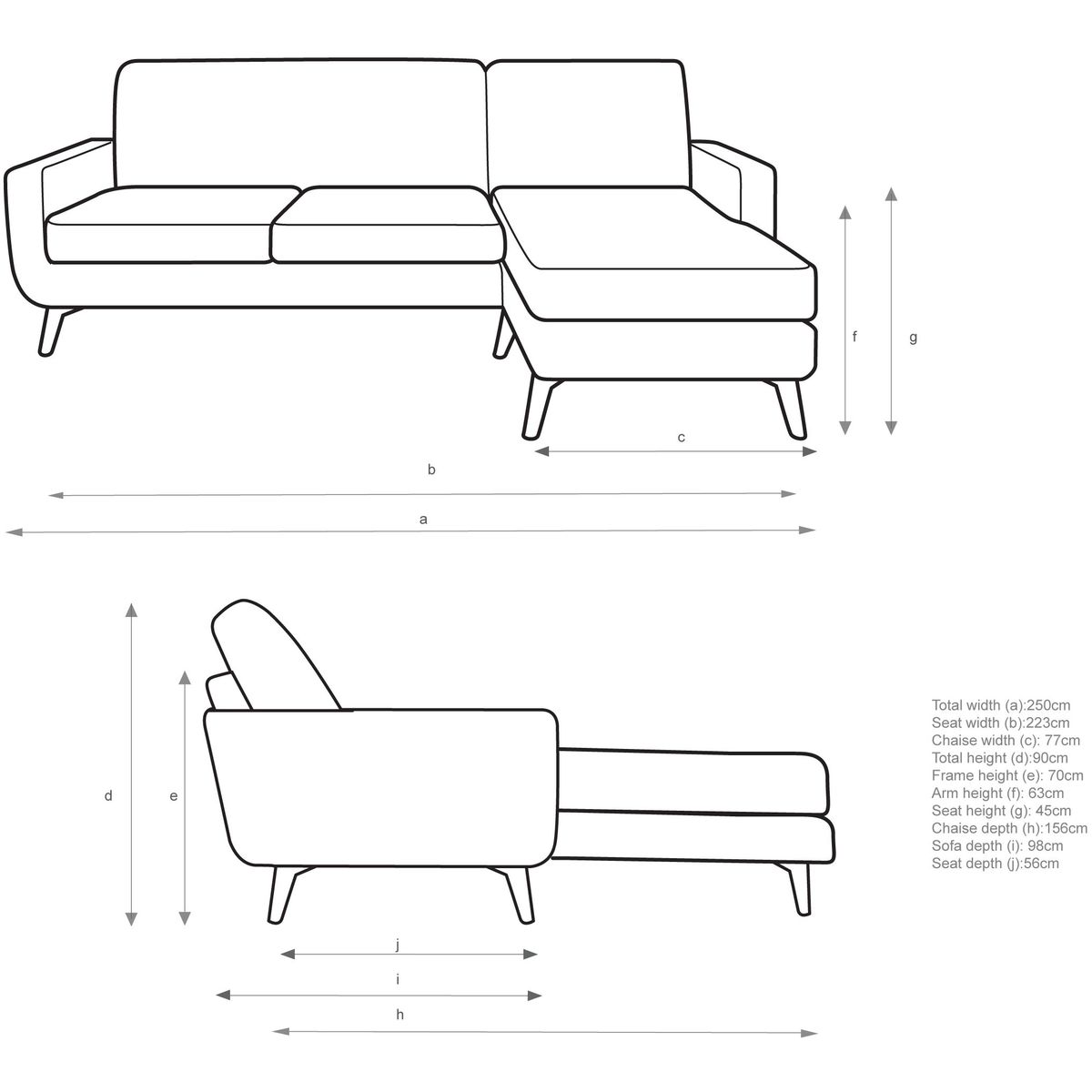 John Lewis & Partners Barbican RHF Chaise Sofa Bed with Storage – image 4