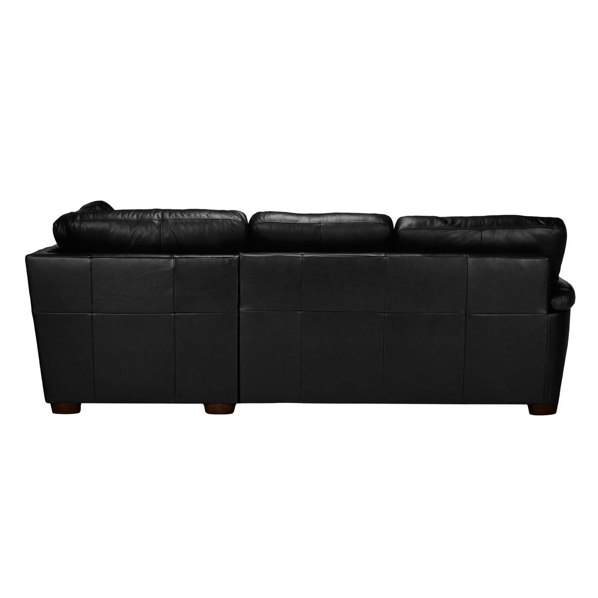 John Lewis & Partners Camden Leather RHF Chaise Corner End Sofa, Dark Leg – image 6