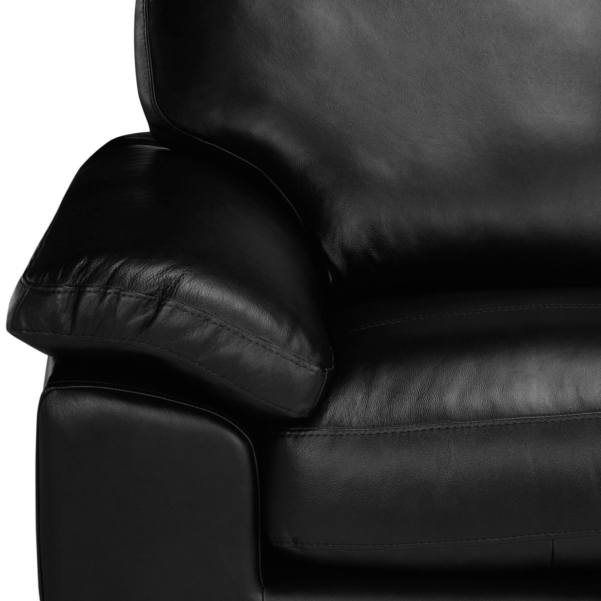 John Lewis & Partners Camden Leather RHF Chaise Corner End Sofa, Dark Leg – image 7