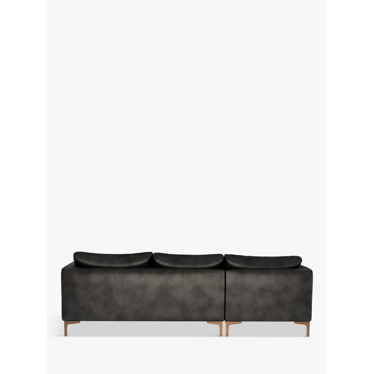 John Lewis & Partners Belgrave LHF Chaise End Leather Sofa, Dark Leg – image 5