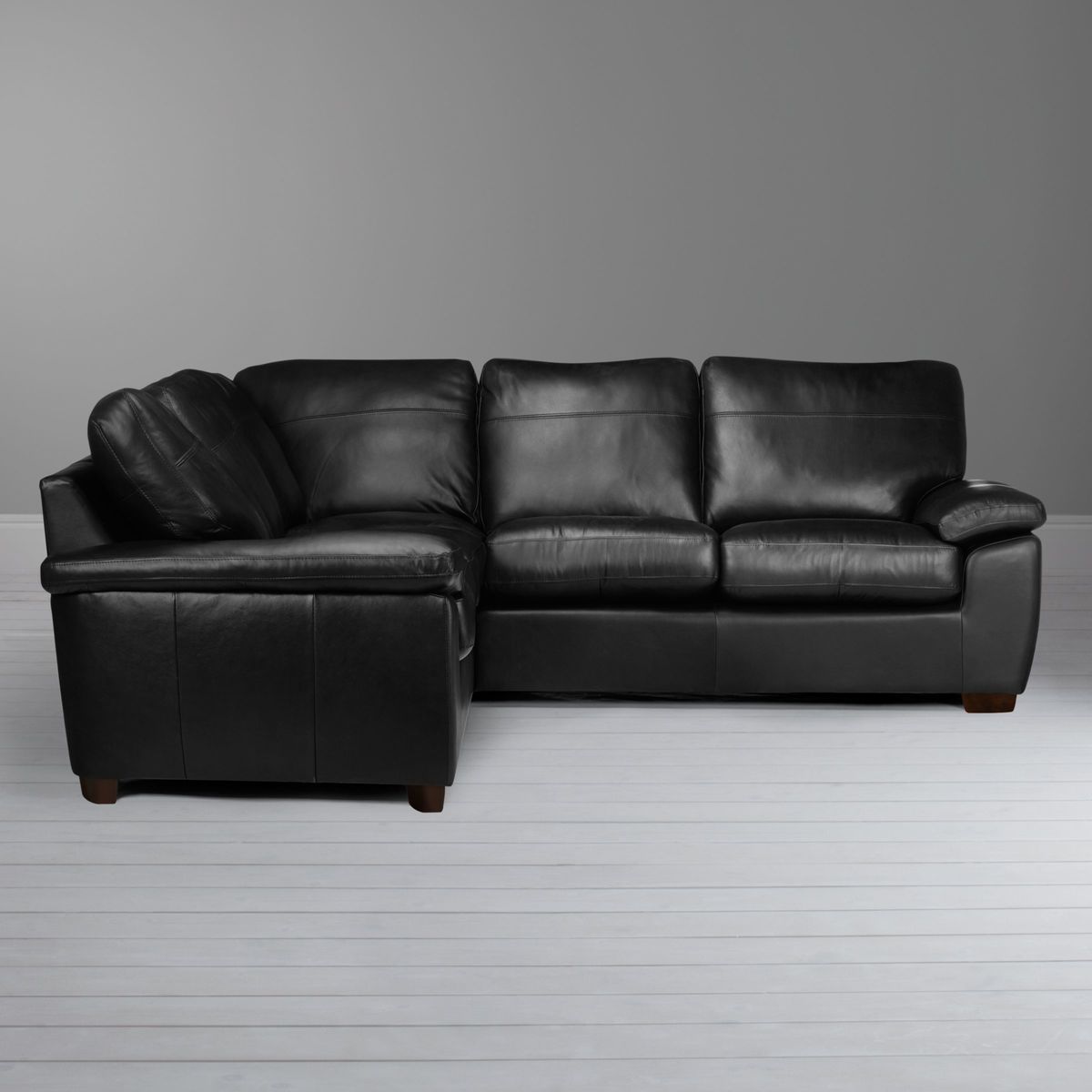 John Lewis & Partners Camden Leather Corner Sofa, Dark Leg – image 5