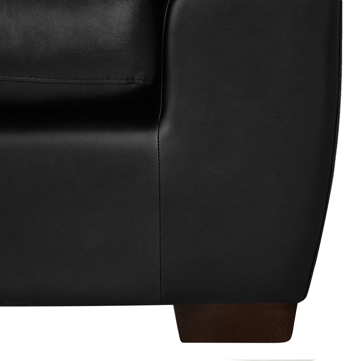 John Lewis & Partners Camden Leather Corner Sofa, Dark Leg – image 8