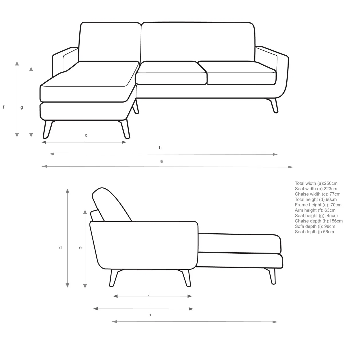 John Lewis & Partners Barbican LHF Chaise Sofa Bed with Storage – image 4