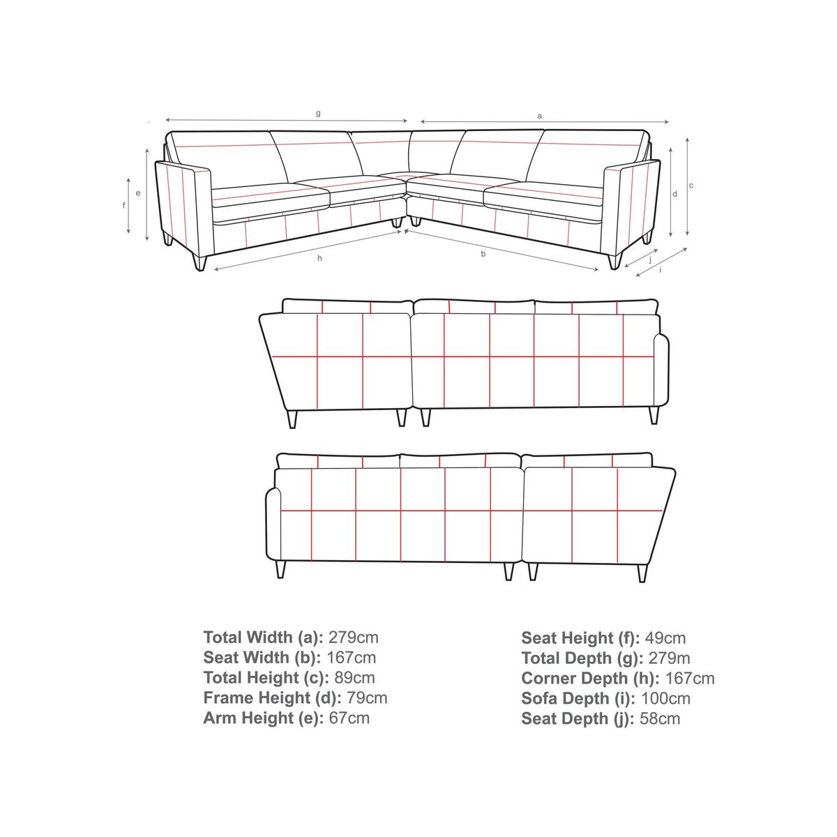 John Lewis & Partners Bailey Leather Corner Sofa, Dark Leg – image 2
