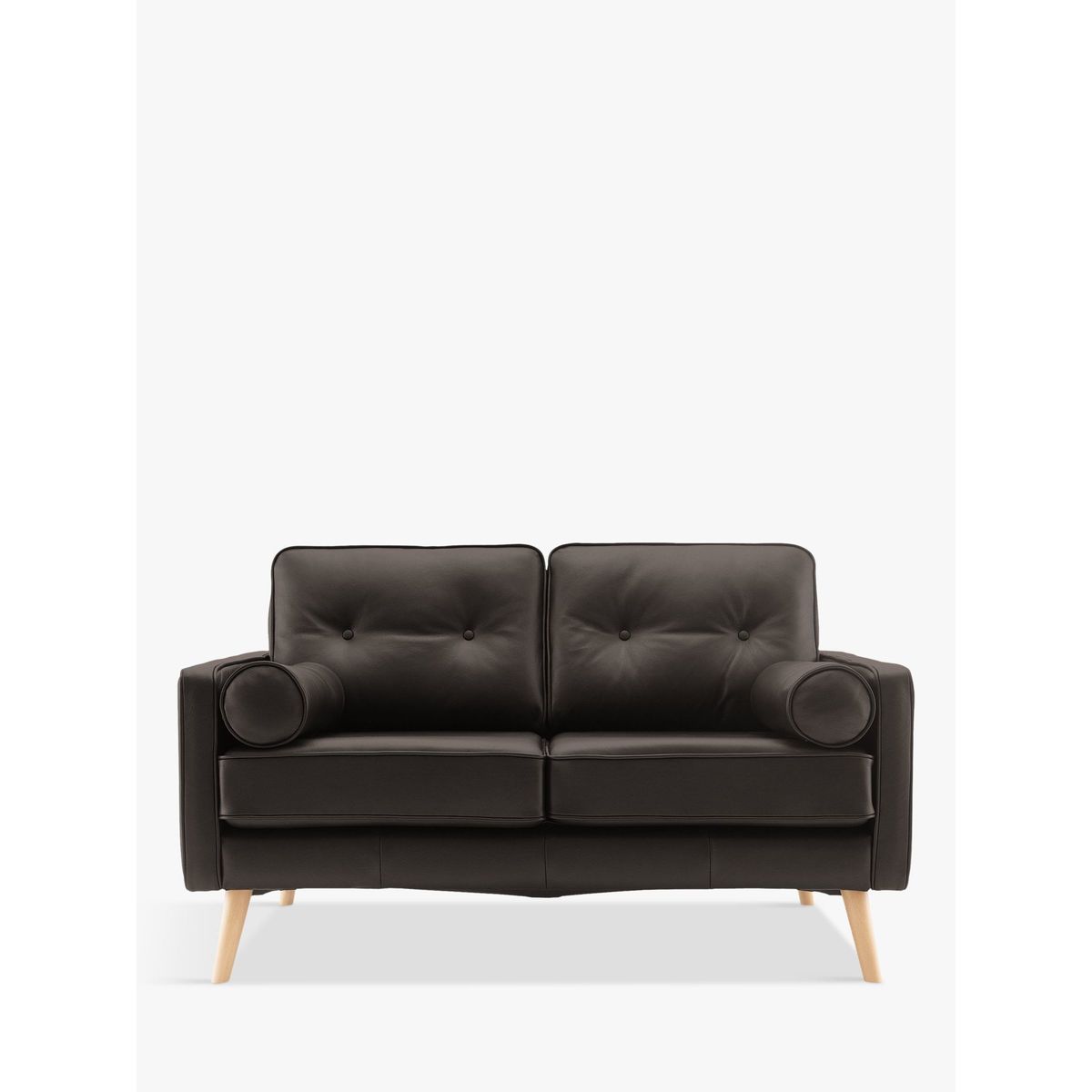 G Plan Vintage The Sixty Five Small 2 Seater Leather Sofa – image 1
