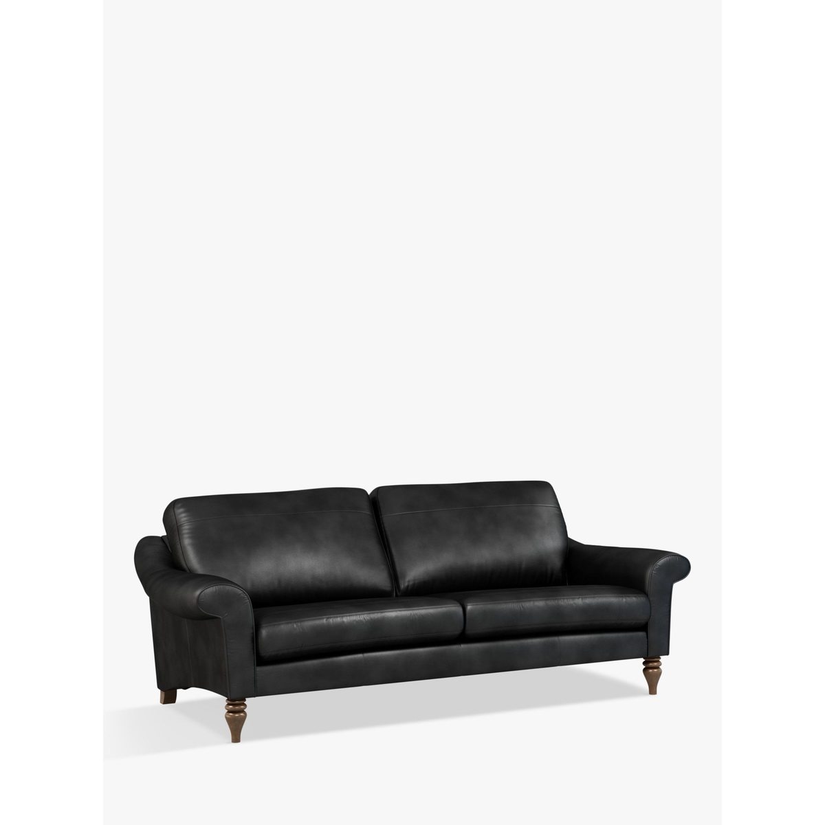 John Lewis & Partners Camber Grand 4 Seater Leather Sofa, Dark Leg – image 1