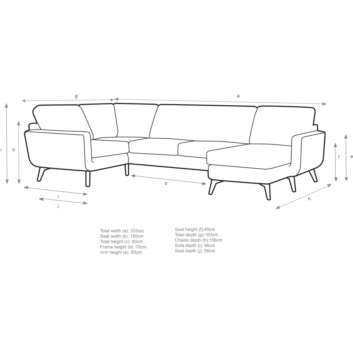 John Lewis & Partners Barbican Medium Corner End Sofa with RHF Chaise Unit – image 4