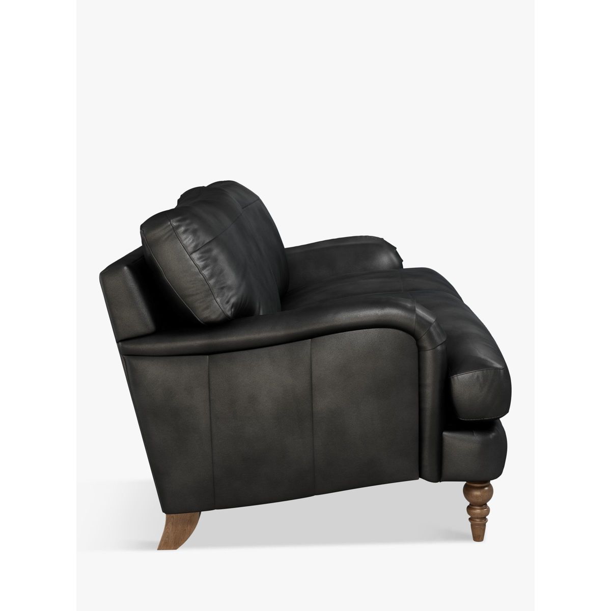 John Lewis & Partners Otley Large 3 Seater Leather Sofa, Dark Leg – image 4