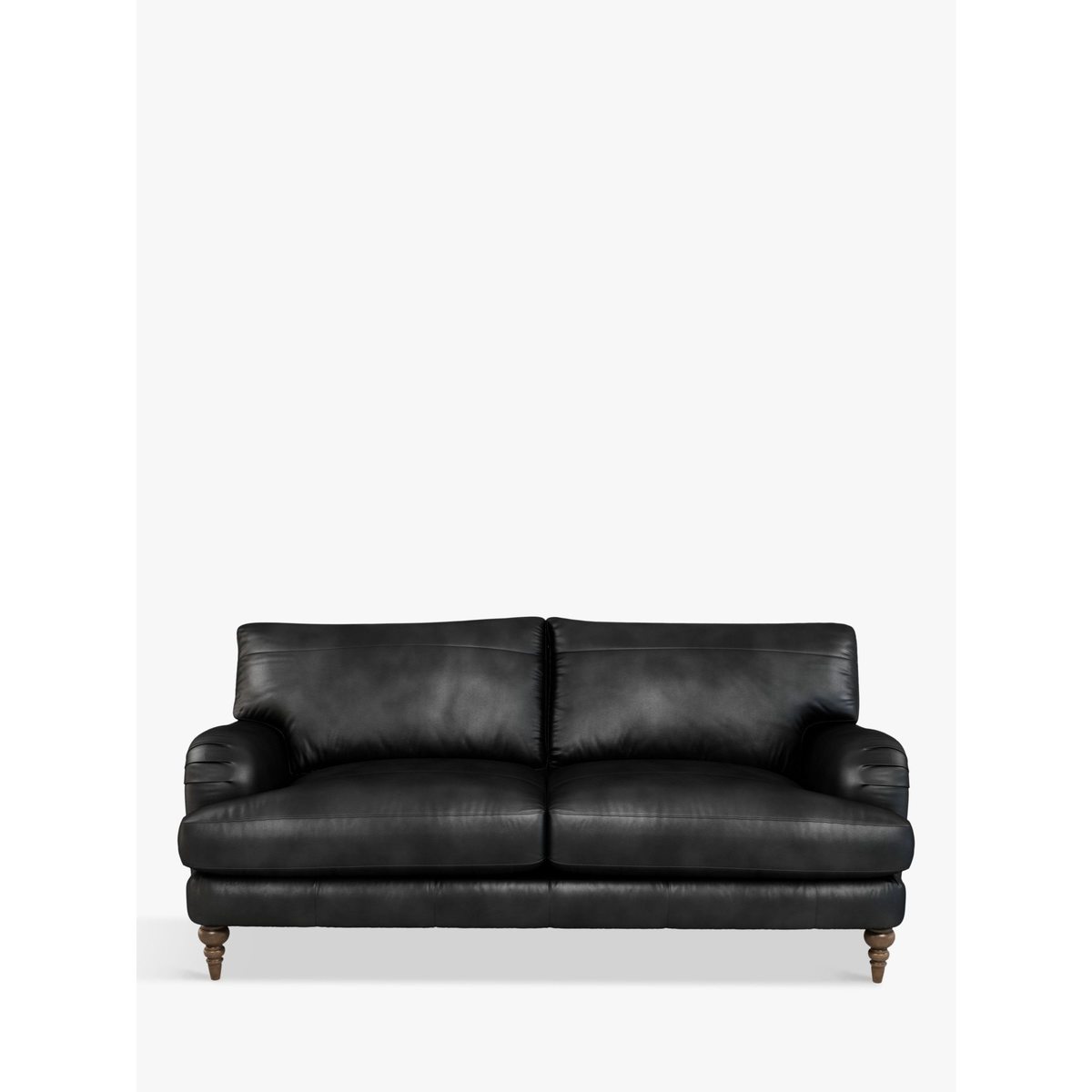 John Lewis & Partners Otley Large 3 Seater Leather Sofa, Dark Leg – image 2