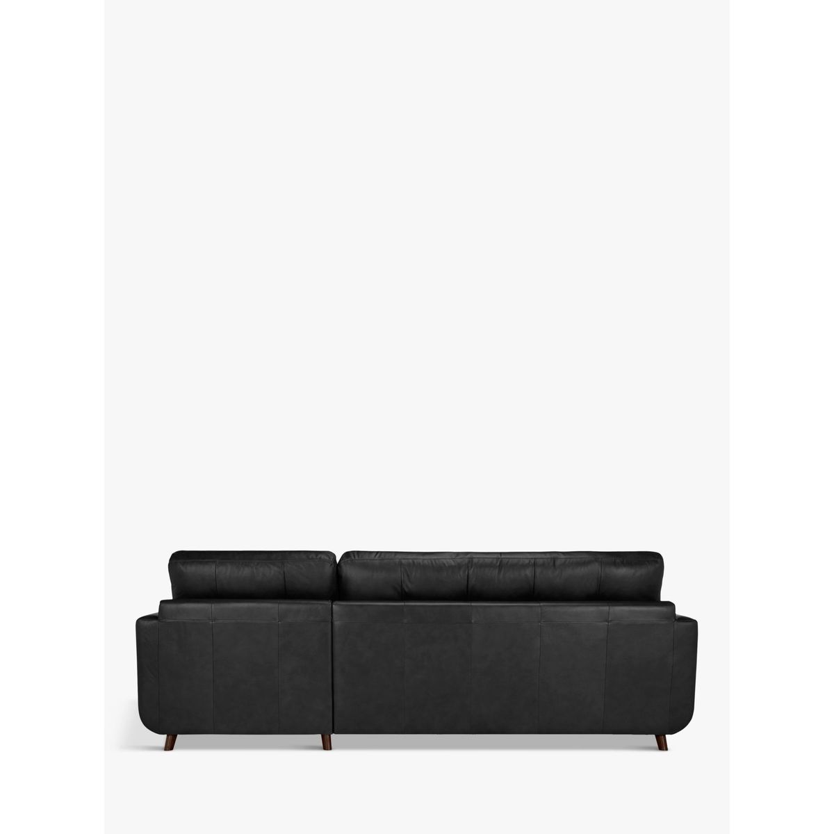 John Lewis & Partners Barbican Leather RHF Chaise End Sofa, Dark Leg – image 5