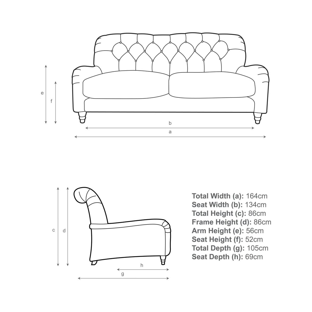 Crumble Medium 2 Seater Sofa by Loaf at John Lewis, Clever Softie Powder Blue – image 3